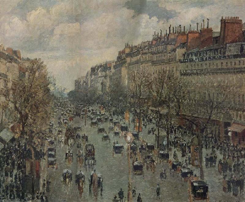 Camille Pissarro Boulevard Montmartre in Paris china oil painting image